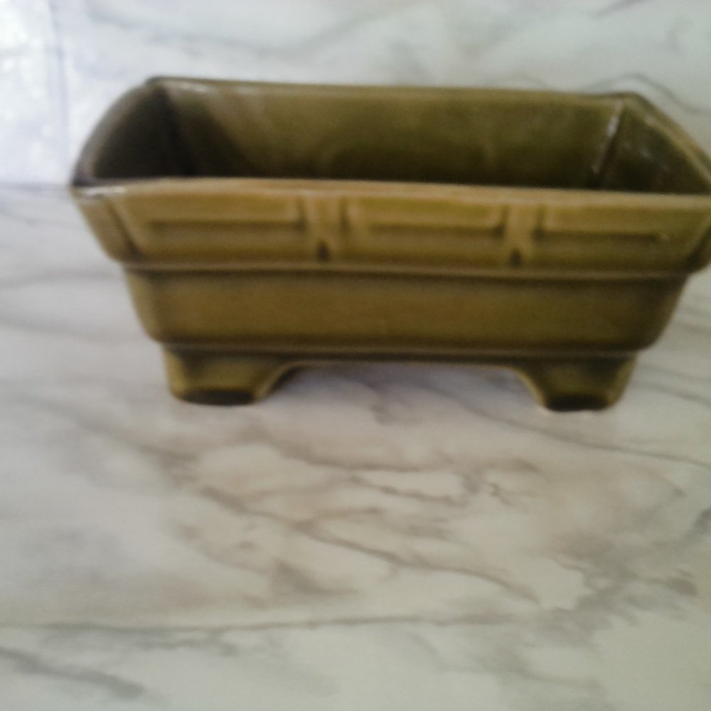 CERAMIC GREEN GLAZED PLANTER - Picture 2 of 6
